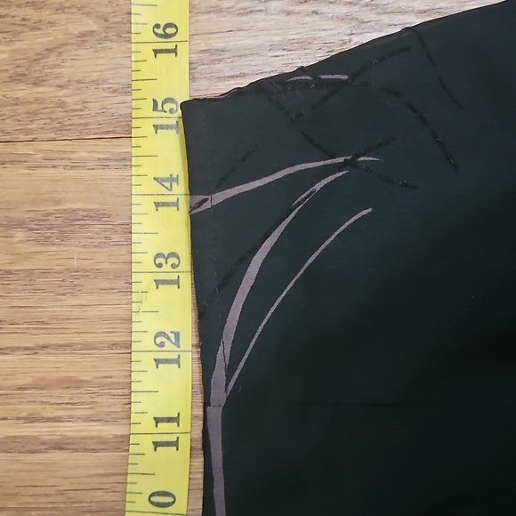 Vintage Express Black Floral Maxi skirt 11/12 - Picture 5 of 5